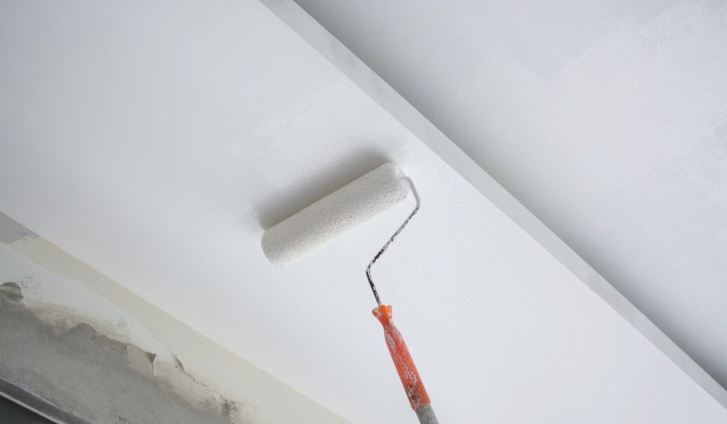 enduit rouleau de peinture